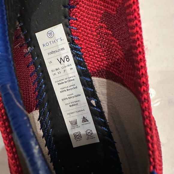 Pointed Toe Red Rothy’s - Picture 4 of 4